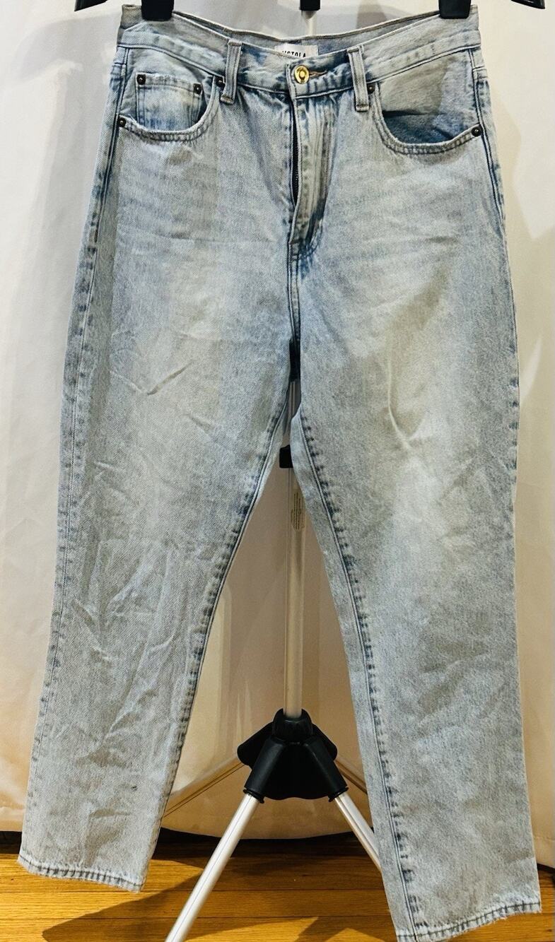 Pistola High Rise Straight Leg Light Jeans size 28